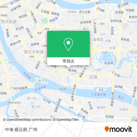 中海·观云府地图