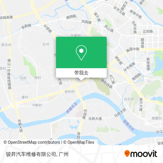 骏昇汽车维修有限公司地图