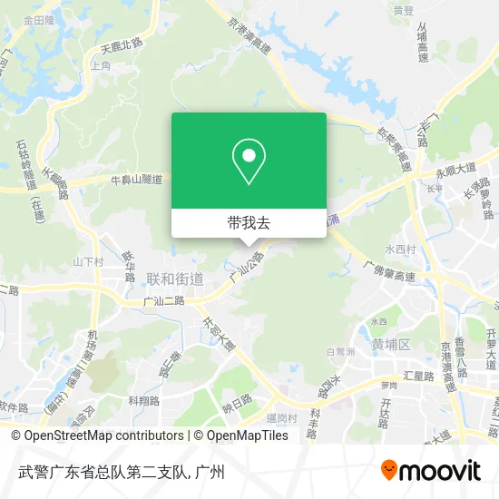 武警广东省总队第二支队地图