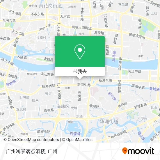 广州鸿景茗点酒楼地图