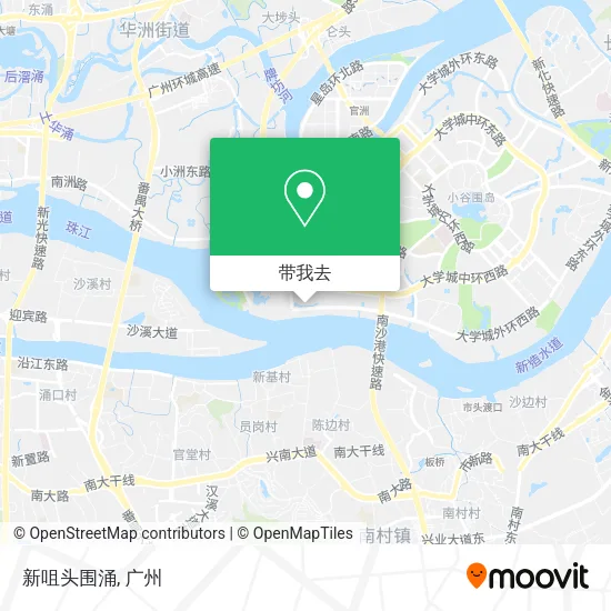 新咀头围涌地图