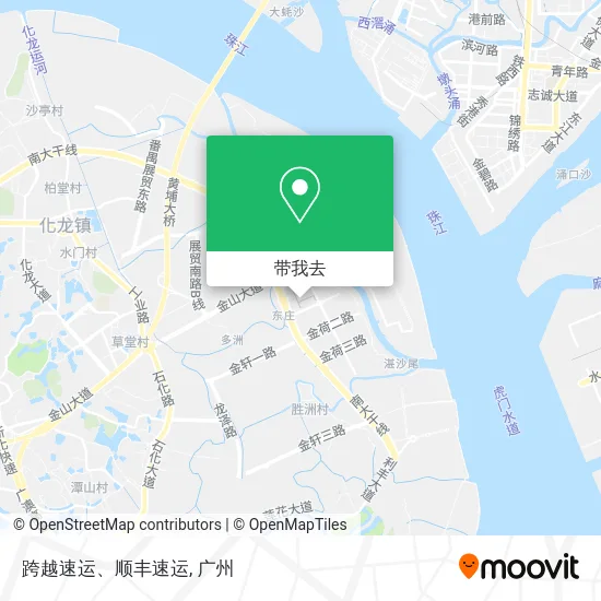 跨越速运、顺丰速运地图
