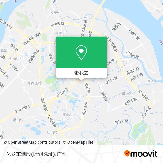 化龙车辆段(计划选址)地图