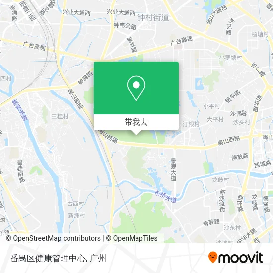 番禺区健康管理中心地图
