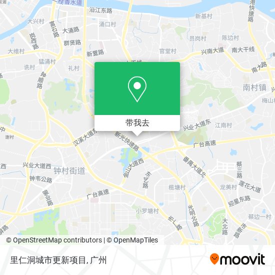 里仁洞城市更新项目地图