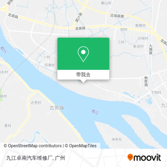 九江卓南汽车维修厂地图