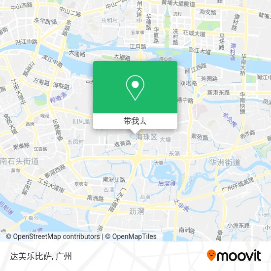 达美乐比萨地图
