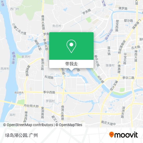 绿岛湖公园地图