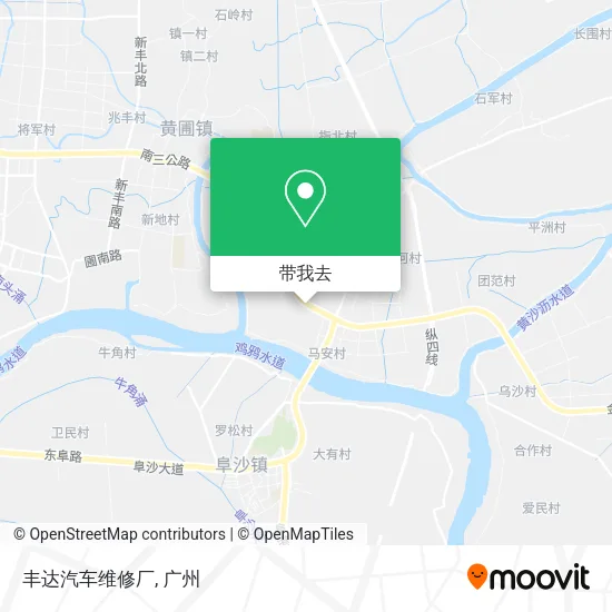 丰达汽车维修厂地图