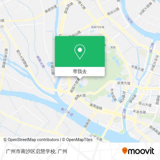 广州市南沙区启慧学校地图