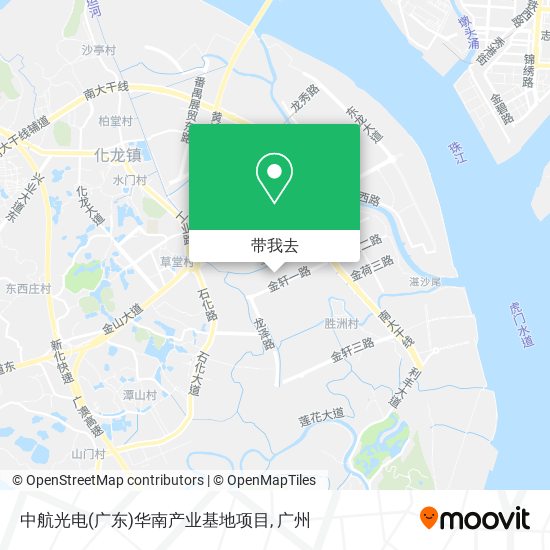 中航光电(广东)华南产业基地项目地图