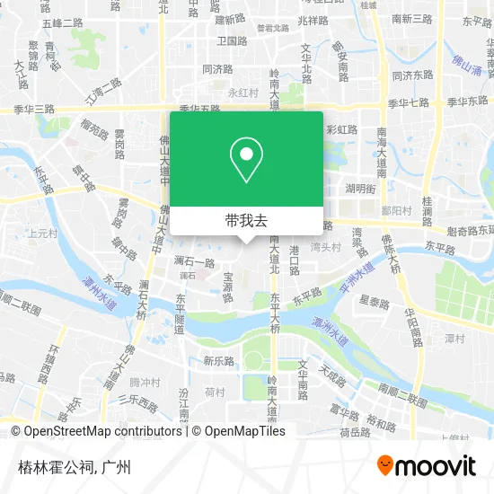 樁林霍公祠地图