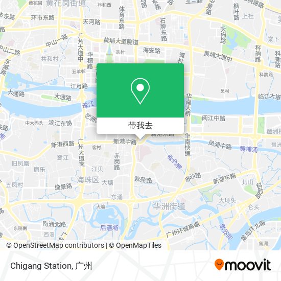 Chigang Station地图