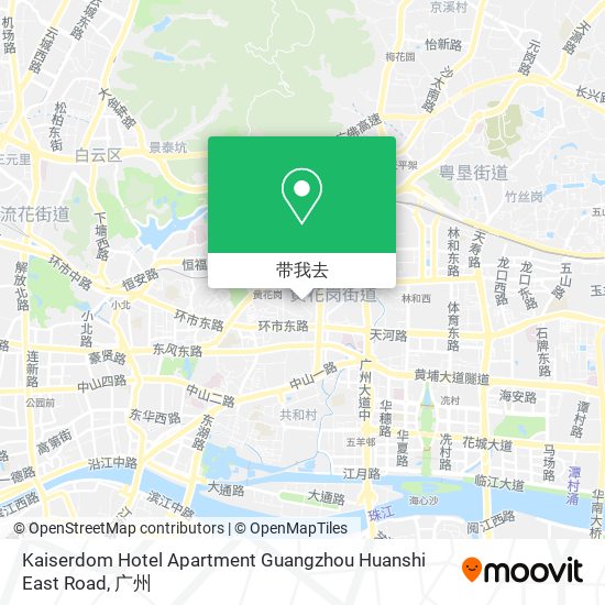 Kaiserdom Hotel Apartment Guangzhou Huanshi East Road地图