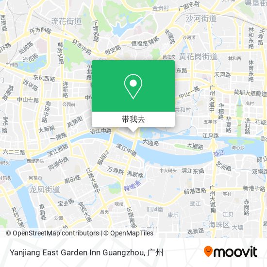 Yanjiang East Garden Inn Guangzhou地图
