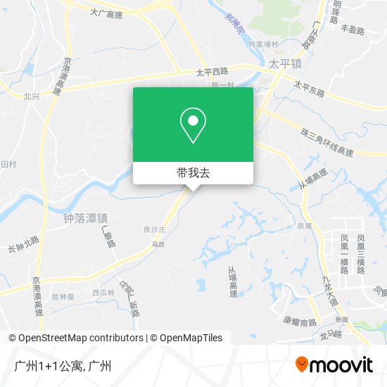 广州1+1公寓地图
