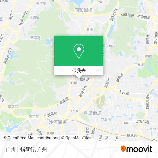 广州十指琴行地图