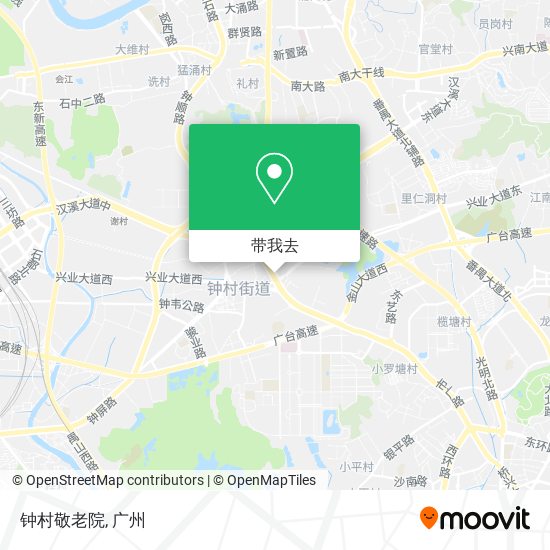 钟村敬老院地图