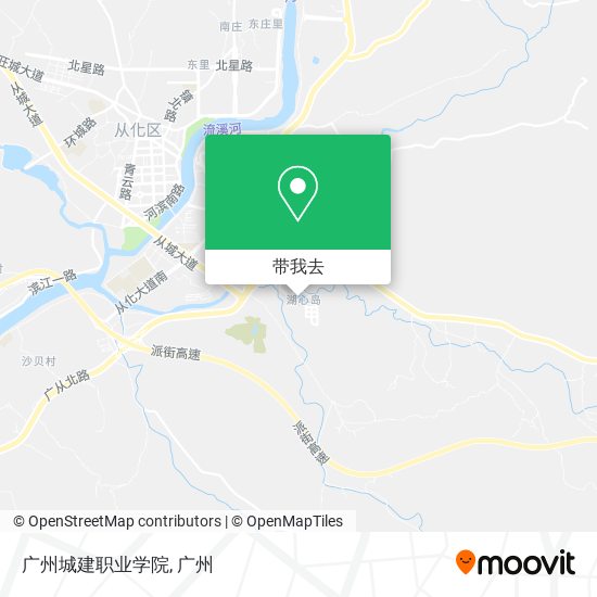 广州城建职业学院地图