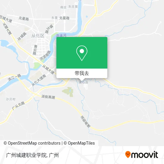 广州城建职业学院地图