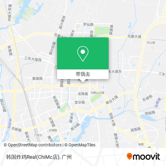 韩国炸鸡Real(ChiMc店)地图