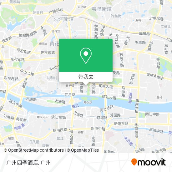 广州四季酒店地图