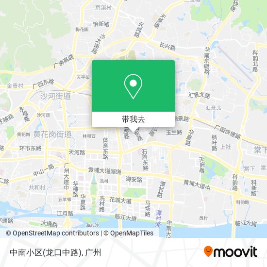 中南小区(龙口中路)地图