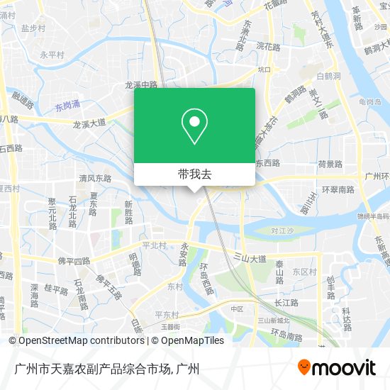 广州市天嘉农副产品综合市场地图