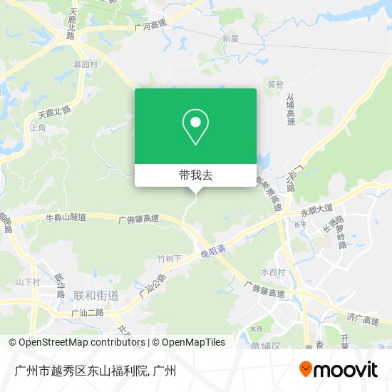 广州市越秀区东山福利院地图