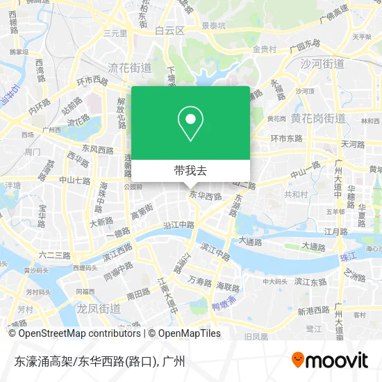 东濠涌高架/东华西路(路口)地图