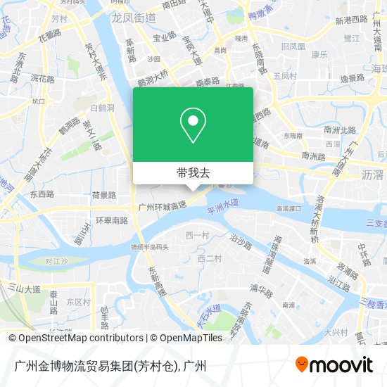 广州金博物流贸易集团(芳村仓)地图