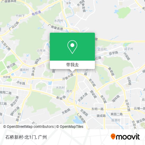 石桥新村-北1门地图