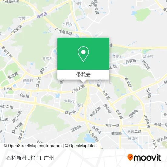石桥新村-北1门地图