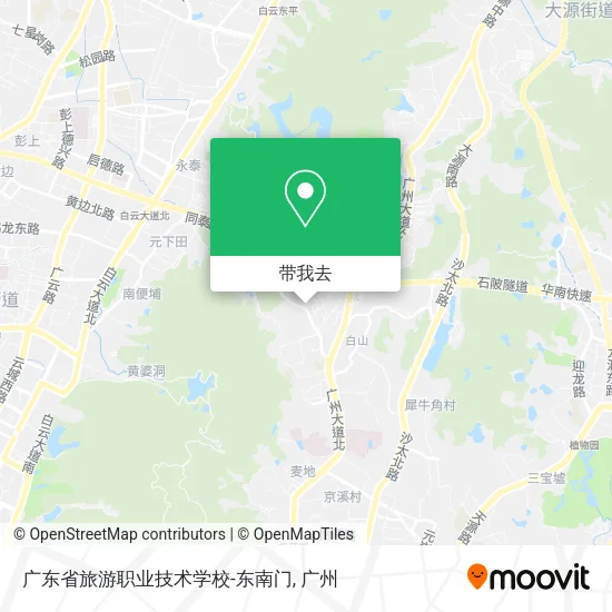 广东省旅游职业技术学校-东南门地图