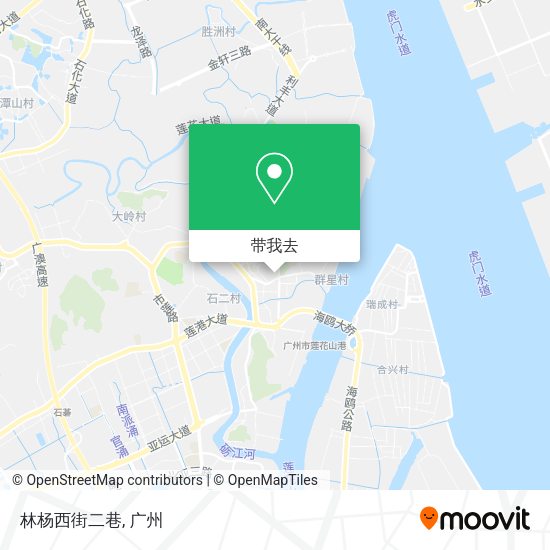 林杨西街二巷地图