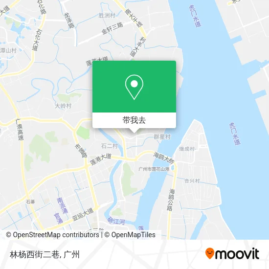 林杨西街二巷地图