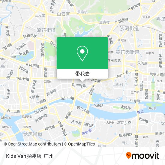 Kids Van服装店地图