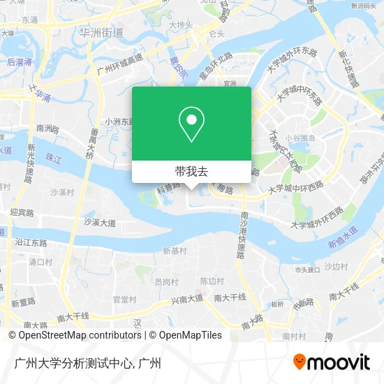 广州大学分析测试中心地图