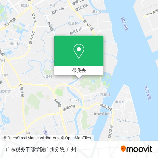 广东税务干部学院广州分院地图