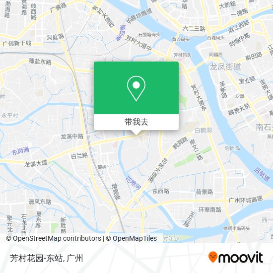 芳村花园-东站地图