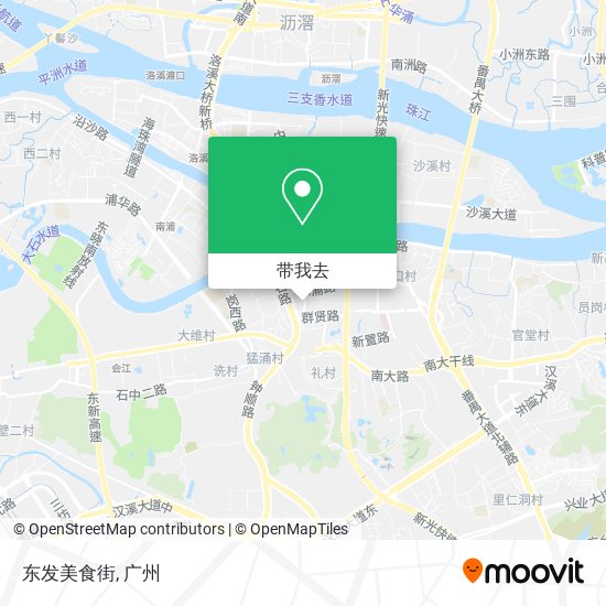 东发美食街地图