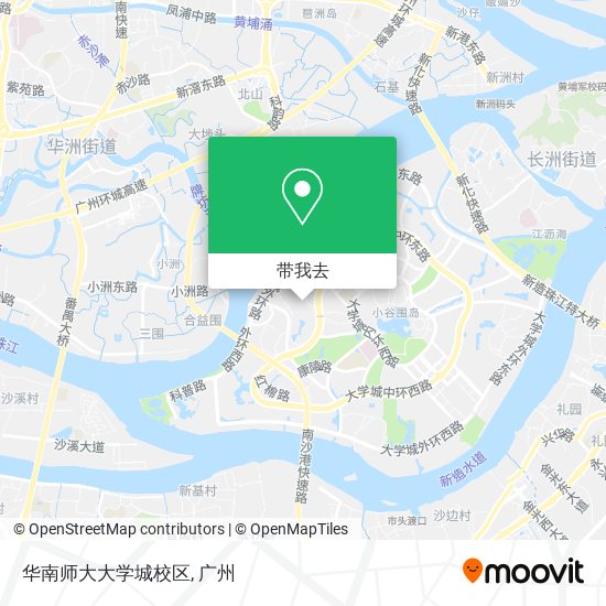 华南师大大学城校区地图