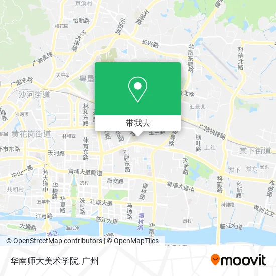 华南师大美术学院地图