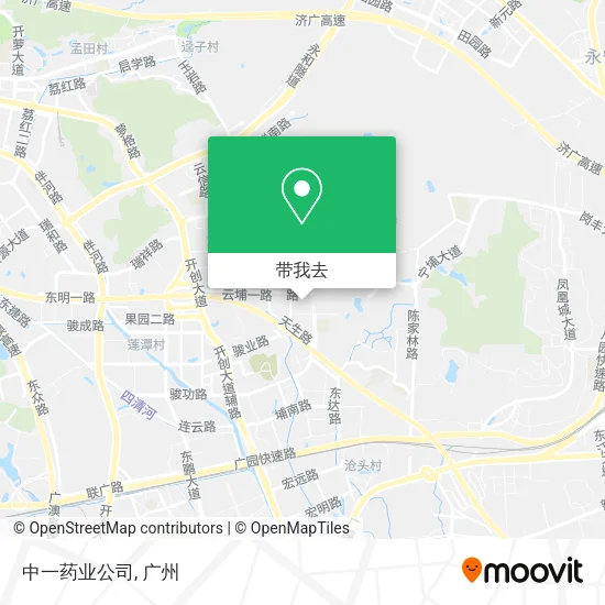 中一药业公司地图