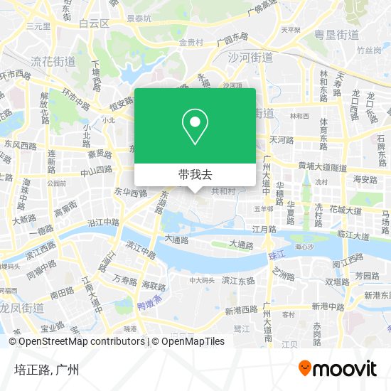 培正路地图