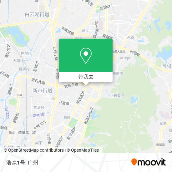 浩森1号地图