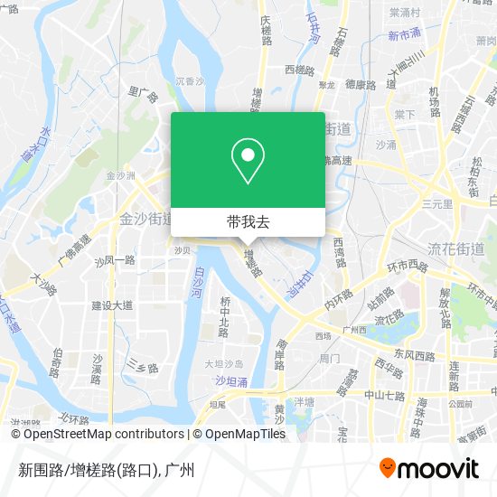 新围路/增槎路(路口)地图