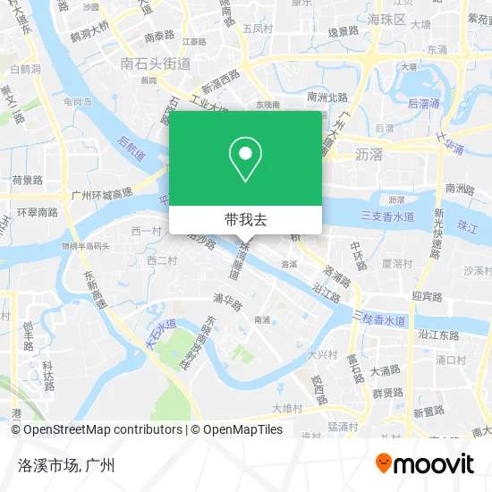 洛溪市场地图