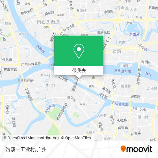 洛溪一工业村地图