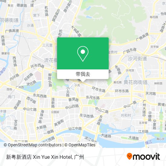 新粤新酒店 Xin Yue Xin Hotel地图